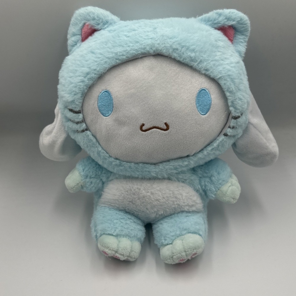 Sanrio Cinnamoroll Plush Kitty My Melo Stuffed‎ Figure Toy 10" Blue Anime Kawaii